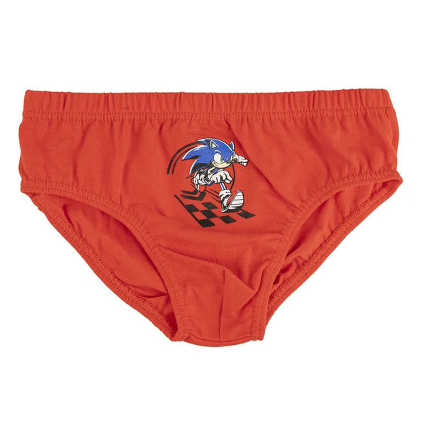 Pack of Underpants Sonic 5 Units Multicolour