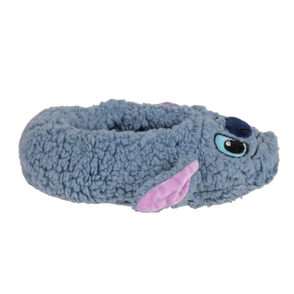 House Slippers Stitch Blue