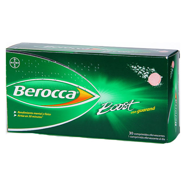 "Berocca Boost 30 Compresse Effervescenti Guarana "