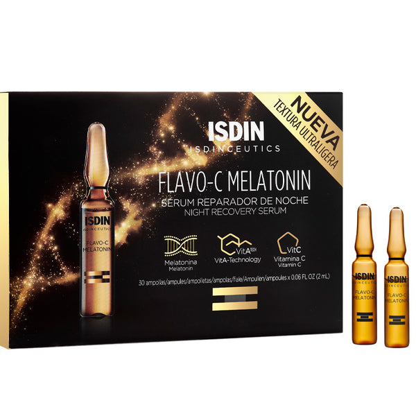 "Isdin Isdinceutics Flavo-C Melatonin Siero Riparatore Notturno 30x2ml"