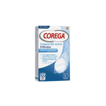 "Corega Active Oxygen 3 Minutes 30 Tablets"