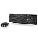 NGS Kit Tastiera + Mouse Wireless Allure Nera