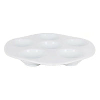 Assiette 6 compartiments Porcelaine Blanc (ø 28 x 3 cm)