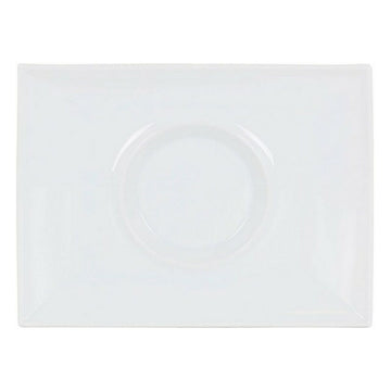 Flat plate Gourmet Porcelain White (29,5 x 22 x 3 cm)