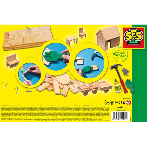 Playset SES Creative Joinery Workshop (57 Pieces)