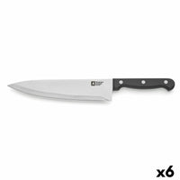 Couteau Chef Richardson Sheffield Artisan Noir Métal 20,5 cm (Pack 6x)