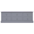 Hall Bench Dark Grey 115x30x40 cm Wood