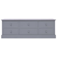 Hall Bench Dark Grey 115x30x40 cm Wood