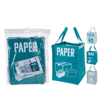 Rubbish Bags Paper-Plastic-Metal Pack of 3 units