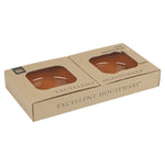 Appetizer Set Excellent Houseware Saucepan Ø 15,5 x 3,8 cm Terracotta 450 ml Baked clay (2 Units)