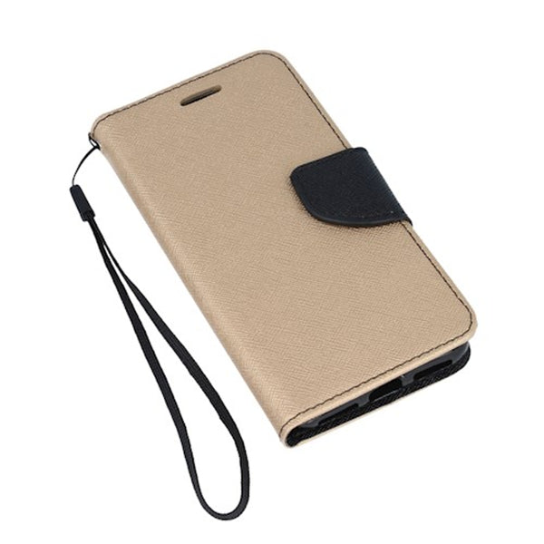 Smart Fancy case for Samsung A41 gold-black