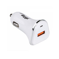 Akyga AK-CH-07 Quick Charge car charger 1x USB 3A white 12V