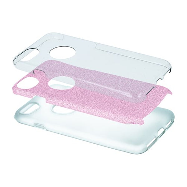 Glitter 3in1 case for iPhone 13 Pro Max 6,7&quot; pink