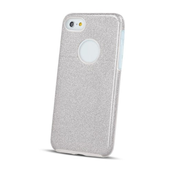 Glitter 3in1 case for iPhone 13 Mini 5,4&quot; silver