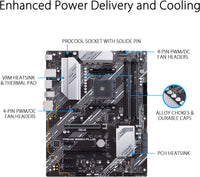 Asus Prime B550-PLUS Desktop Motherboard - AMD Chipset - Socket AM4 - ATX