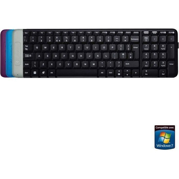 LOGITECH - Clavier sans fil - K230 - AZERTY - Noir