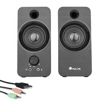 NGS Multimedia Speaker SB350 Alim.USB Jack3.5mm Nero