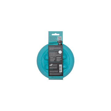 Dog Feeder Lickimat Turquoise Rubber