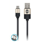 Forever Modern cable USB - USB-C 1,0 m 2A black