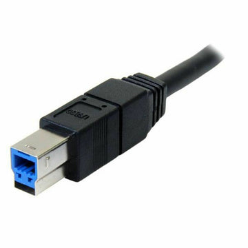 USB A to USB B Cable Startech USB3SAB3MBK 3 m Black