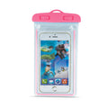 Waterproof case Glow 4,8 - 5,8&quot; pink