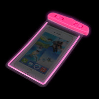 Waterproof case Glow 4,8 - 5,8&quot; pink