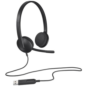 LOGITECH -  Casque filaire USB Stereo H340 - Noir