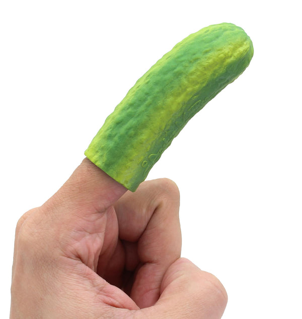 Pickle Soft Vinyl Finger Puppet § One Finger