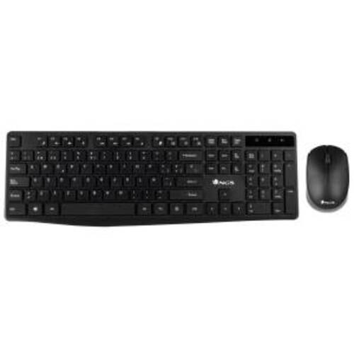 NGS Kit Tastiera + Mouse Wireless Allure Nera