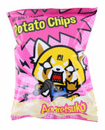 Sanrio Aggretsuko Pink Salt Flavor Potato Chips § 1.9 Ounce Pack