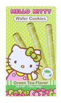 Hello Kitty Green Tea Wafer Cookies § 1.58 Ounce Pack