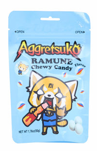 Sanrio Aggretsuko Chewy Ramune Flavor Candy § 1.76 Ounce Pack