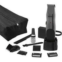 WAHL 09918-1416 - Tondeuse barbe Groomsman Rechageable - Avec ou sans fil - Autonomie 60 min -  4 guides de coupe 1.5 mm a 12 mm