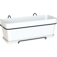 ARTEVASI - Kit Jardiniere capri 50cm v2 blanc 50,2 x 28,5 x h20,7 cm - 1,54l