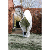 Nature Couverture d'hiver avec fermeture 70 g/m² Blanc 1,5x1,5x2 m