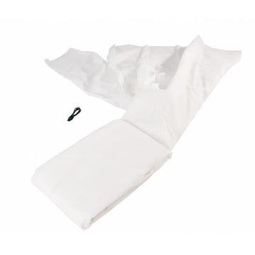 Nature Couverture d'hiver avec fermeture 70 g/m² Blanc 1,5x1,5x2 m