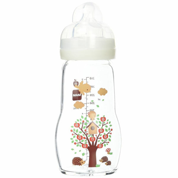 Baby's bottle MAM Crystal Beige (260 ml)