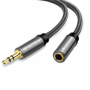 Audio Jack Cable (3.5mm) ‎AUX-EX-5M Black (5 m) (Refurbished A+)