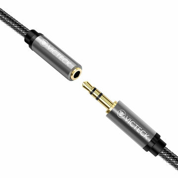 Audio Jack Cable (3.5mm) ‎AUX-EX-5M Black (5 m) (Refurbished A+)