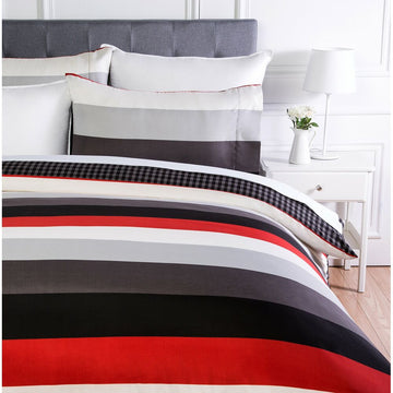 Nordic cover ‎ DS5-RSS-001 Red Striped (135 x 200 cm) (Refurbished A)