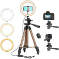 Selfie Ring Light with Tripod and Remote Peyou118-0083-01-FR (Refurbished A)