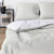 Nordic cover White/Grey Pillowcase x 2 (200 x 200 cm) (Refurbished C)