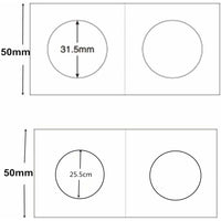 Case Cardboard Coins (2,55 cm / 3,15 cm) (Refurbished D)