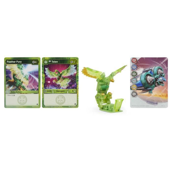 BAKUGAN GEOGAN RISING - PACK 1 GEOGAN SAISON 3 - 6059850 - Bille Bakugan Avec 2 BakuCores Et 3 Cartes Collection - Modele aléatoire