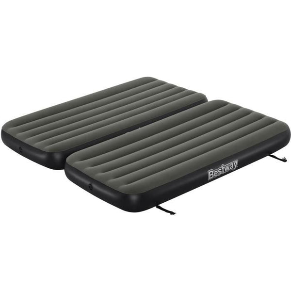 Lit 3 en 1 - BESTWAY - Airbed Tritech™ Connect and Rest™ - Lits jumeaux, lit surélevé, lit king size - 188 x 99 x 25 cm - 150 kg max