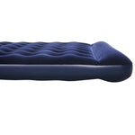 BESTWAY Matelas gonflable floqué Venture Queen + Pompe a pied – 2 places