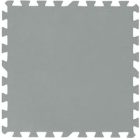 BESTWAY Lot de 9 Dalles de protection de sol mousse gris 50 x 50 cm ép 3,6mm (tapis de sol pour piscine hors sol ou spa gonflable)