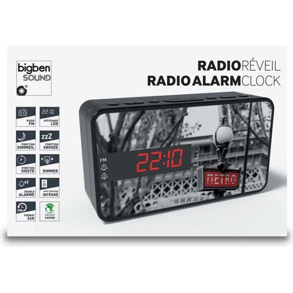 BIGBEN RR15METRO Radio Réveil - Décor métro