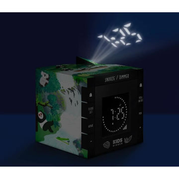 BIGBEN R70PPANDA  Reveil Cube Projecteur Decor Panda