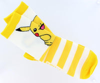 Pokemon Pikachu Striped Junior Crew Socks